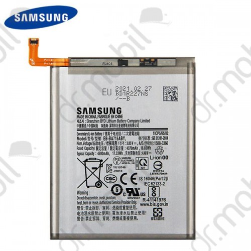 Akkumulátor Samsung Samsung Galaxy A71 (SM-A715F) 4500mAh Li-iON EB-BA715ABY, GH82-222153A